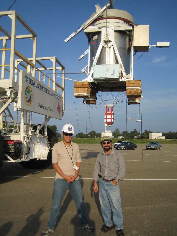 Jack and Phil just before launch